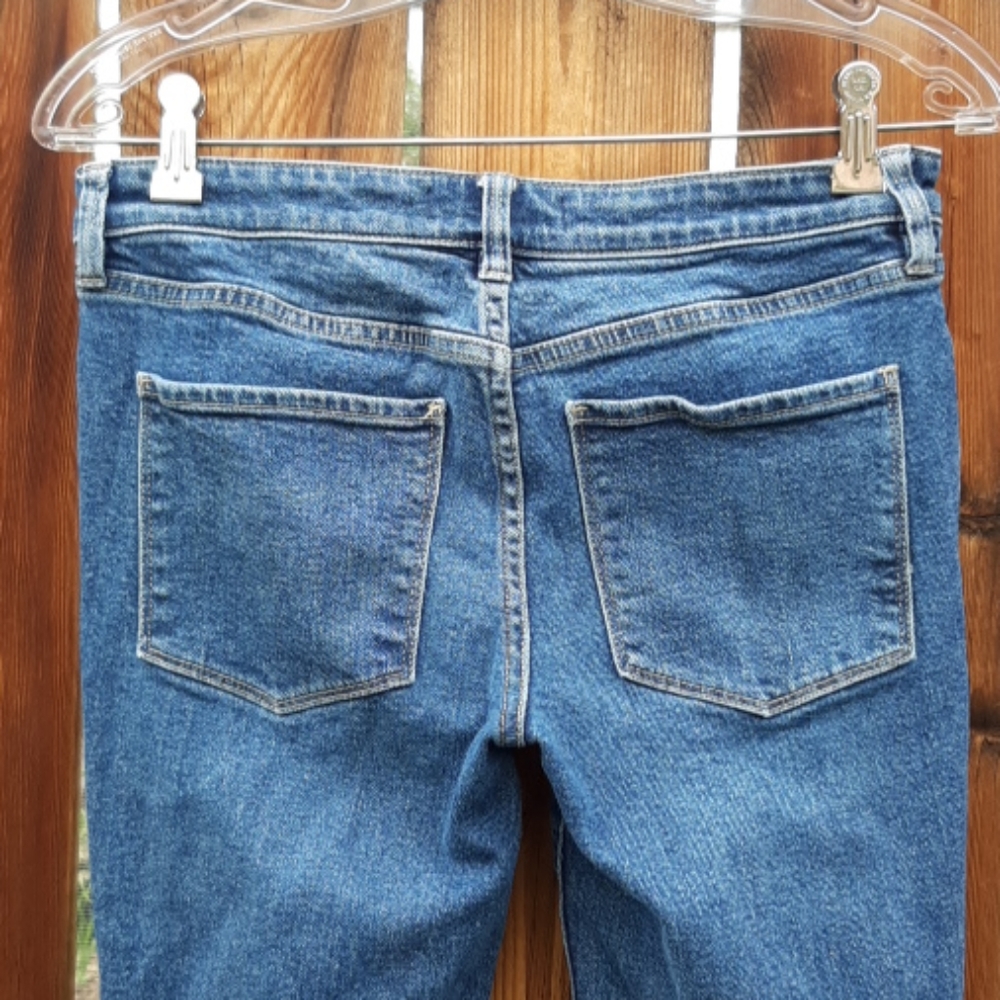 Free people distressed skinny jeans medium wash 27 - Picture 4 of 7